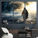 Jesus Walking Water Wall Art – Inspirational Christian