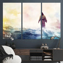 Watercolor Jesus Walking on Water Canvas Print, Christian by MyGreatCanvas | Canvas Wall Art Prints | Photo Prints & Wall Decor