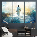 Watercolor Jesus Walking on Water Canvas Print, Christian by MyGreatCanvas | Canvas Wall Art Prints | Photo Prints & Wall Decor
