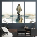 Watercolor Jesus Walking on Water Canvas Print, Christian by MyGreatCanvas | Canvas Wall Art Prints | Photo Prints & Wall Decor