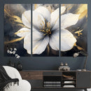 White Flower Wall Art Canvas Print | Ready to Hang |