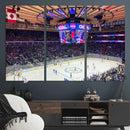 Madison New York Rangers Hockey Stadium Wall Art Canvas