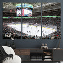 Sharks Arena Blackhawks Sharks Ice Hockey Stadium Wall Art