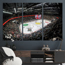 Vaudoise Lausanne Ice Hockey Arena Stadium Wall Art Canvas,