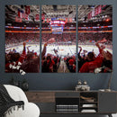 Carolina Hurricanes Ice Hockey Stadium Wall Art, Carolina