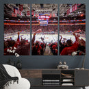 Carolina Hurricanes Ice Hockey Stadium Wall Art, Carolina