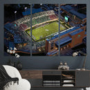 University of North Texas Mean Green Football Artwork,