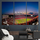 Wolfpack Football Team Wall Art Print - Raleigh