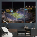 Duke University Blue Devils Football Print Canvas - Durham
