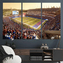 University of Kansas Jayhawks Football Team Print - Lawrence by MyGreatCanvas | Canvas Wall Art Prints | Photo Prints & Wall Decor