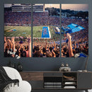 University of Kansas Jayhawks Football Team Art Print - by MyGreatCanvas | Canvas Wall Art Prints | Photo Prints & Wall Decor
