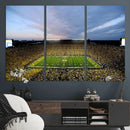 Michigan Stadium Wall Art Canvas Print, Vibrant Game Day by MyGreatCanvas | Canvas Wall Art Prints | Photo Prints & Wall Decor
