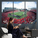 Cincinnati Bearcats Football Team Print - Nippert Stadium Wall Art Canvas Print