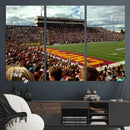Central Michigan University Chippewas Football Team Print - by MyGreatCanvas | Canvas Wall Art Prints | Photo Prints & Wall Decor