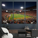 Clemson University Tigers Art Print, Football Team Print -