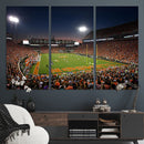 Clemson University Tigers Art Print, Football Team Print -