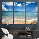 Sea View From the Beach Canvas Print