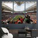 Miami Hurricanes Football Team Wall Art Print - Miami Hard