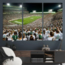 Michigan State Spartans Football Canvas Print - East Lansing
