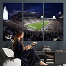 Michigan State Spartans Canvas, Framed Football Team Print -
