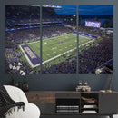 The University of Washington Huskies Football Team Print - by MyGreatCanvas | Canvas Wall Art Prints | Photo Prints & Wall Decor