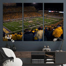 West Virginia Uni Mountaineers Football Team Print - Milan