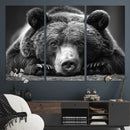 Resting Grizzly 399 Bear Canvas Print | Ready to Hang Wall