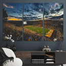University of Wyoming Cowboys Football Team Print - Laramie by MyGreatCanvas | Canvas Wall Art Prints | Photo Prints & Wall Decor