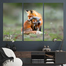Heartwarming Fox and Baby Cub Wall Art | Ready to Hang