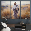 Jesus the Good Shepherd Wall Art Canvas Print - Lost Lamb