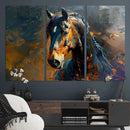Abstract Horse Wall Art Canvas Print | Farmhouse Wall Decor by MyGreatCanvas | Canvas Wall Art Prints | Photo Prints & Wall Decor