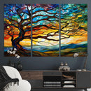 Mosaic Tree Wall Art | Ready to Hang Stained Glass Style
