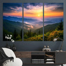 Majestic Mountain Sunrise Print | Landscape Wall Art | by MyGreatCanvas | Canvas Wall Art Prints | Photo Prints & Wall Decor