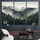 Misty Forest Canvas Print Wall Art Premium Canvas Print a