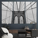 Large Brooklyn Bridge Wall Art Canvas Print