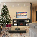 2-Tier TV Storage Cabinet Console with Adjustable Shelves by LJGDeals