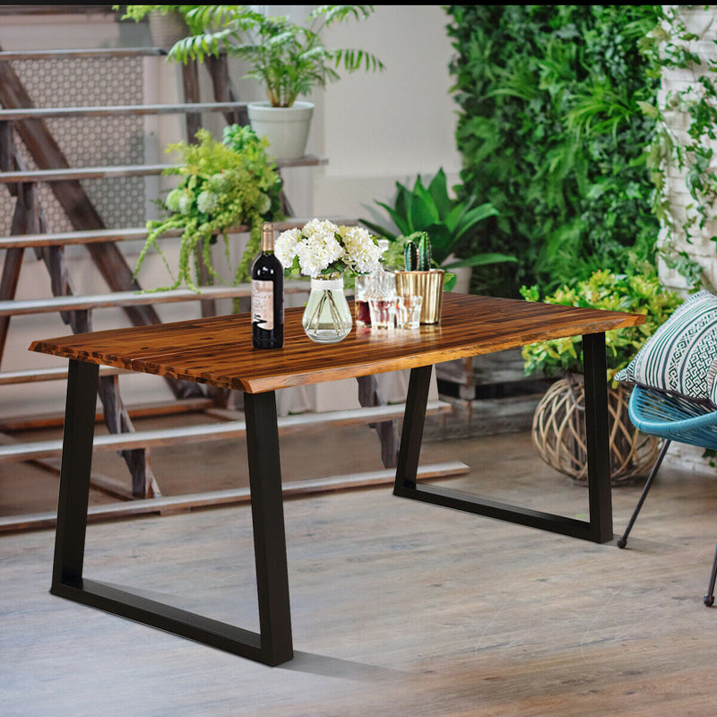 Rectangular Acacia Wood Dining Table, photo 2 of 8
