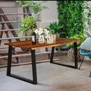 Rectangular Acacia Wood Dining Table by LJGDeals