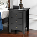 Nightstand End Beside Table Drawers Modern Storage Bedroom Furniture by LJGDeals