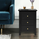 Set of 2 Nightstand End Beside Table Drawers by DirectDeals