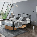 Queen Size Metal Bed Frame Slat Platform by LJGDeals