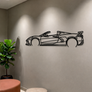 Corvette C8 Detailed Metal Car Wall Art - MT0922