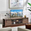 65 Inch Flat Sliding Barn Door TV Stand by LJGDeals