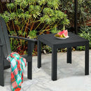 Wooden Square Patio Coffee Bistro Table by LJGDeals