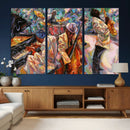 African American Jazz Art Music Abstract Wall Art Painting by MyGreatCanvas | Canvas Wall Art Prints | Photo Prints & Wall Decor