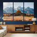 Vintage Old Barn Field Wall Art Canvas Print for Farmhouse by MyGreatCanvas | Canvas Wall Art Prints | Photo Prints & Wall Decor