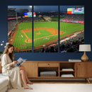 Angel Stadium Aerial Canvas Print – Los Angeles Angels