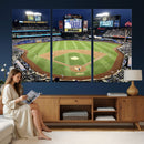 Citi Field Wall Art Print | 3-Panel New York Mets Baseball