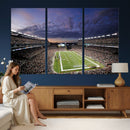 New England Patriots Football Team Print - Foxborough