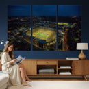Michigan Wolverines Football Team Print - Michigan Stadium